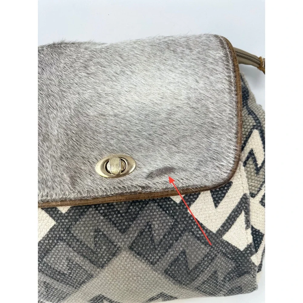Myra Back‎ Upcycled Mixed Material Backpack